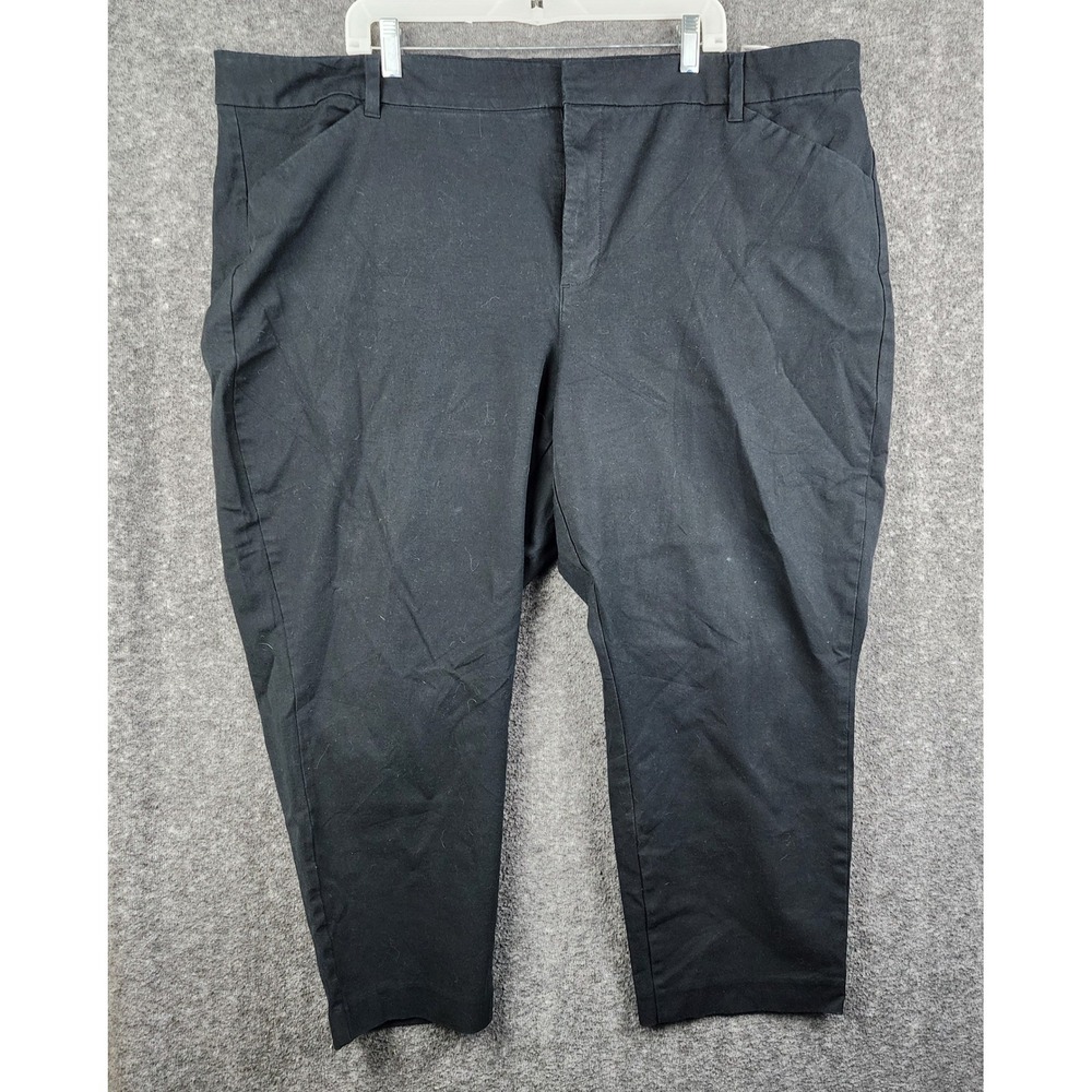 Old Navy Pixie Pants Women 26 Black Good High Rise Secret Smooth Pockets